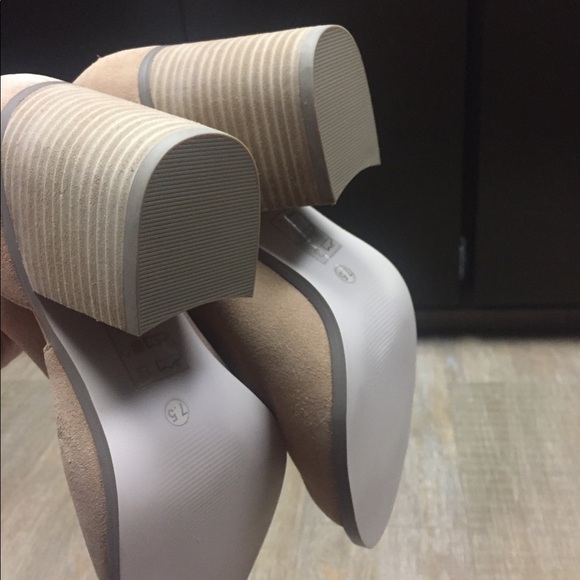 Sole Society Tan Peep Toe Heels - Picture 7 of 7